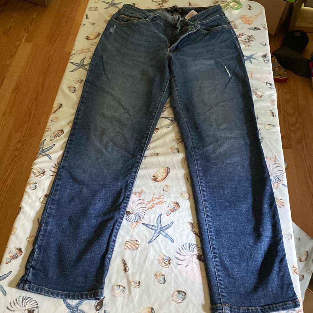 Womens Lee Modern series blue jeans